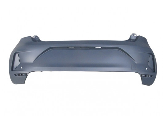 (YENİ ÜRÜN!!!)RENAULT CLIO- 5- HB- 23/25; ARKA TAMPON GRİ SENSÖR DELİKLİ (ÇEKİ DEMİR KAPAKLI)