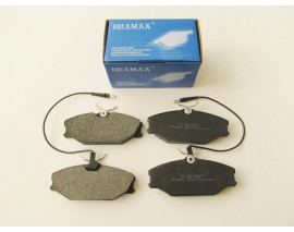 RENAULT LAGUNA- 99/01; ÖN FREN BALATASI (2 KABLOLU)(DİSK)(133X55,3X18) (BRAMAX)