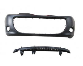 RENAULT KANGOO- 4- 18/21; ÖN TAMPON SİYAH SİS/PANJUR DELİKLİ/DARBE EMİCİLİ (İTALYA)