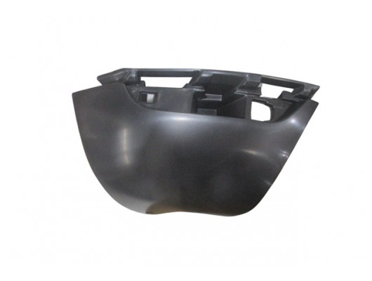 RENAULT CLIO- 4- SPORT TOURER- 16/19; ARKA TAMPON UCU SOL SİYAH (REFLEKTÖR DELİKLİ)