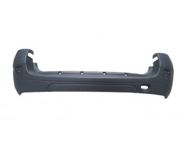 DACIA LOGAN- MCV- 06/08; ARKA TAMPON SİYAH (REFLEKTÖR DELİKLİ) (EUROBUMP)