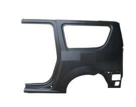 DACIA LOGAN- MCV- 06/08; ARKA ÇAMURLUK KOMPLE SOL (CAMLI TIP)(TAVANA KADAR)