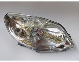 DACIA SANDERO- 09/12; FAR LAMBASI SAĞ MANUEL NİKELAJLI (H4) (AYFAR) (E MARKLI)