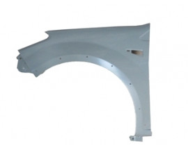 DACIA SANDERO- 09/12; ÖN ÇAMURLUK DELİKLİ SOL GRİ BOYALI (DODİK DELİKLİ) (STEPWAY) (SIMYI)