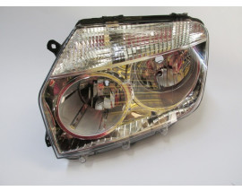 DACIA DUSTER- 10/13; FAR LAMBASI SOL MANUEL (İÇ AYNASI NİKELAJLI)(H1/H7) 5 FİŞLİ (AYFAR) (E MARKLI)