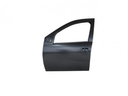 DACIA DUSTER- 10/17; ÖN KAPI KOMPLE SOL SİYAH BOYALI (İCELİ/ÇEKOMASTİKLİ) (TW)