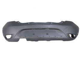 (YENİ ÜRÜN!!!)DACIA SANDERO- 17/20; ARKA TAMPON SİYAH (DODİK DELİKLİ/ÇEKİ DEMİRİ KAPAKLI) (STEPWAY)