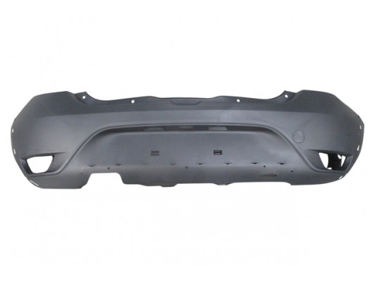 (YENİ ÜRÜN!!!)DACIA SANDERO- 17/20; ARKA TAMPON SİYAH (DODİK DELİKLİ/ÇEKİ DEMİRİ KAPAKLI) (STEPWAY)