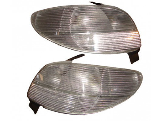 PEUGEOT 206- HB- 99/03; MODIFIYE STOP LAMBASI SAG/SOL SET 2 PARÇA BEYAZ/LEDLI 3/5KAPI (TYC)