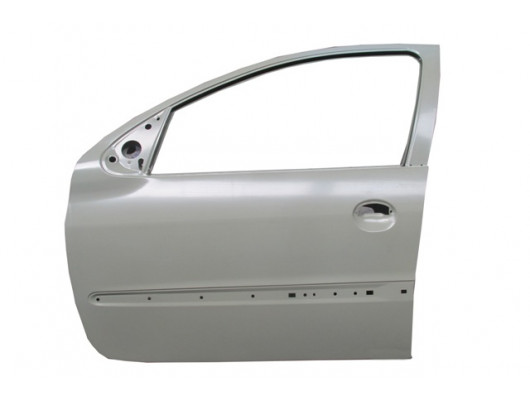 PEUGEOT 206 PLUS- HB- 10/13; ÖN KAPI KOMPLE SOL (4 KAPI) GRİ BOYALI (TW)