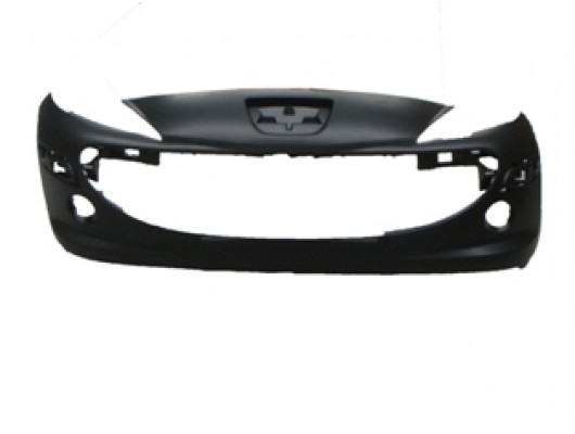 PEUGEOT 207- 06/09; ÖN TAMPON SİYAH (SİS DELİKLİ) BANT/PANJUR DELİKLİ (TYG)