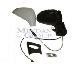 PEUGEOT 207- 06/12; KAPI AYNASI SAĞ MANUEL/SİNYALLİ/SENSÖRLÜ/GRİ KAPAKLI 4+2 FİŞLİ (FAMELLA)