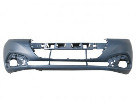 PEUGEOT 208- 16/20; ÖN TAMPON SİYAH SİS DELİKLİ/SENSÖR DELİKSİZ/ÇEKİ KAPAKLI (TW)