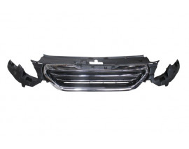 (YENİ ÜRÜN!!!)PEUGEOT 2008- 13/16; ÖN PANJUR SİYAH (NİKELAJ ÇERÇEVELİ) (TW)