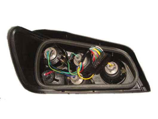 PEUGEOT 306- HB- 97/00; MODIFIYE STOP LAMBASI SAG/SOLSET 2PARÇA FÜME/KIRMIZI/BEYAZ(SIYAH ÇERÇEVE