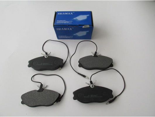 PEUGEOT 306- SD/HB- 97/00; ÖN FREN BALATASI (4 KABLOLU) (DISK)(130X56,4X19,5)(BRAMAX)