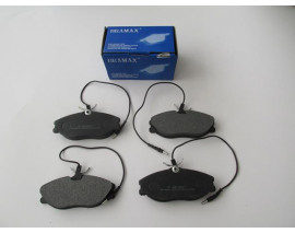 PEUGEOT 306- SD/HB- 00/01; ÖN FREN BALATASI (4 KABLOLU) (DISK)(130X56,4X19,5)(BRAMAX)