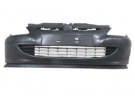 (YENİ ÜRÜN!!!)PEUGEOT 307- 01/05; ÖN TAMPON SİYAH/PANJURLU KOMPLE/ BANDLI/KARLIKLI/ÇEKİ KAPAKLI (TW)