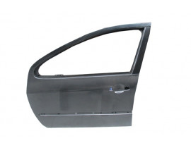 PEUGEOT 307- 06/08; ÖN KAPI KOMPLE SOL SİYAH BOYALI (İCELİ/ÇEKOMASTİKLİ) (TW)