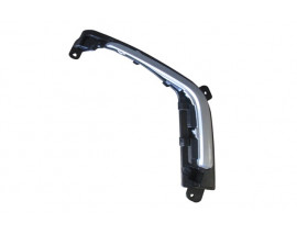 PEUGEOT 308- 11/13; SİS LAMBA ÇERÇEVESİ SAĞ SİYAH/ÇITASI GÜMÜŞ GRİ (LM)