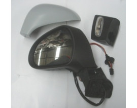 PEUGEOT 308- 08/13; KAPI AYNASI SOL ELEKTRIKLI/ISITMALI/SINYALLI GRI KAPAKLI 6+2 FISLI (FAMELLA)