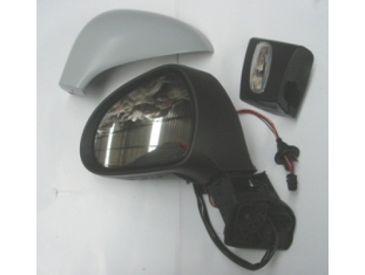 PEUGEOT 308- 08/13; KAPI AYNASI SOL ELEKTRIKLI/ISITMALI/SINYALLI GRI KAPAKLI 6+2 FISLI (FAMELLA)