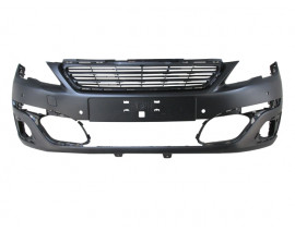 PEUGEOT 308- 15/17; ÖN TAMPON SİYAH (ASTARLI ÜST PANJURLU SENSÖR DELİKLİ/FAR YIKAMASIZ(ACTIVE MODEL