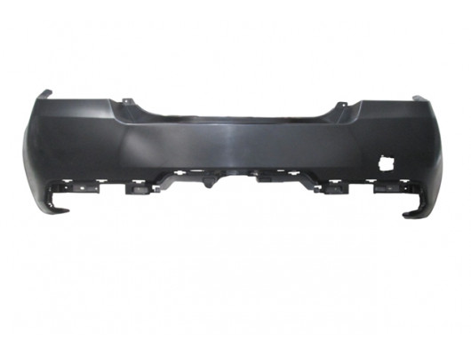 (YENİ ÜRÜN!!!)PEUGEOT 508- 14/17; ARKA TAMPON SİYAH KARLIKLI KOMPLE (ÇİFT EKSOZ DELİKLİ) (TW)