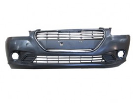 PEUGEOT 301- 13/16; ÖN TAMPON SİYAH (PANJURLU/SİS BRAKETLİ/NİKELAJ ÇITALI/ÇEKİ KAPAKLI)(TW)