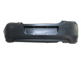 PEUGEOT 301- 17/21; ARKA TAMPON SİYAH (SENSÖR DELİKSİZ) (TW)