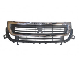 (YENİ ÜRÜN!!!)PEUGEOT PARTNER- TEPEE- 15/18; ÖN PANJUR SİYAH/NİKELAJ ÇERÇEVELİ KOMPLE (ÖN TAMPON ÜST)(TW)