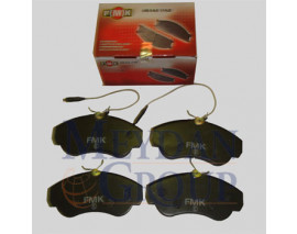 PEUGEOT BOXER- 90/94; ÖN FREN BALATASI 2,0/2,5/2,8 (2 KABLOLU) (DİSK) (160X64,7X19) (FMK)