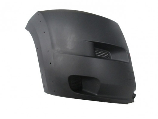 PEUGEOT BOXER- 07/13; ÖN TAMPON UCU SAĞ SİYAH (SİS DELİKSİZ/DODİK DELİKLİ)