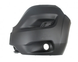 PEUGEOT BOXER- 14/24; ÖN TAMPON UCU SOL SİYAH (SİS DELİKLİ) (DODİKSİZ ARAÇLAR İÇİN) (EUROBUMP)