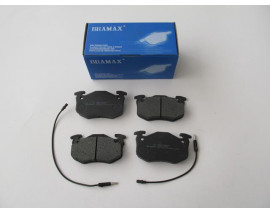 CITROEN SAXO- 96/00; ARKA FREN BALATASI (2 KABLOLU)(DİSK) (105X54,9X11)(BRAMAX)