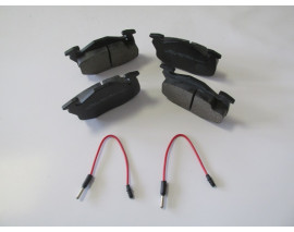 CITROEN SAXO- 00/03; ÖN FREN BALATASI (2 KABLOLU) (DISK)(105X54,1X18) (BRAMAX)