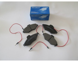 CITROEN XANTIA- 93/98; ÖN FREN BALATASI (4 KABLOLU) (DİSK)(130,8X60,6X16,3)(BRAMAX)