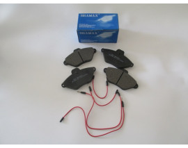 CITROEN XANTIA- 93/98; ÖN FREN BALATASI (4 KABLOLU) (DİSK)(130,8X68,8X15,3)(BRAMAX)