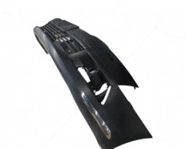 CITROEN C5- 08/15; ÖN TAMPON SIYAH (PANJURLU/SIS/FAR YIKAMA DELIKLI/NIKELAJ BANTLI) (TW)