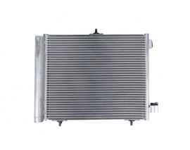 CITROEN C2- 04/09; KLİMA RADYATÖRÜ (BRAZING) (420X374X16) ALÜMİNYUM (3 AYAKLI) (ORİS)