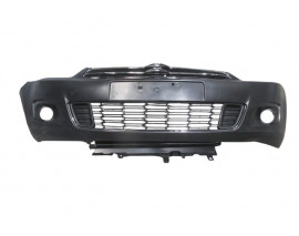 (YENİ ÜRÜN!!!)CITROEN C ELYSEE- 12/16; ÖN TAMPON SİYAH PANJURLU KOMPLE/ÇEKİ KAPAKLI/SİS BRAKETLİ (TW)