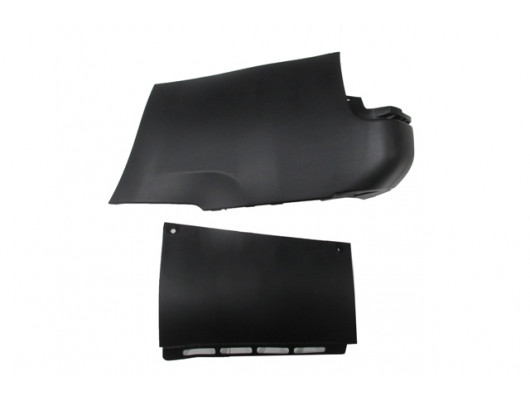 CITROEN BERLINGO- 08/18; ARKA TAMPON UCU SAĞ SİYAH UZUN ŞASİ (ÇİFT KAPILI) (İTALYA)