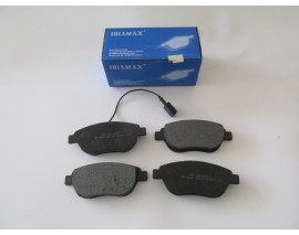 CITROEN NEMO- 08/16; ÖN FREN BALATASI 1.3 (1 KABLOLU)(DISK)(137X57.5X18)(BRAMAX)