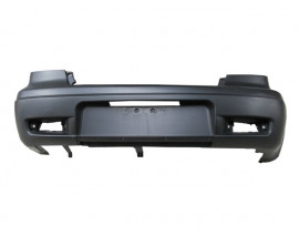 MITSUBISHI OUTLANDER- 04/07; ARKA TAMPON SİYAH (PLAKA/REFLEKTÖR DELİKLİ FPI)