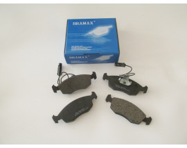 FIAT SIENA- 97/02; ÖN FREN BALATASI 1.2/1.4/1.6cc/1.7/1.9D (2 KABLOLU)(DİSK)(151.5x52.5x18) (BRAMAX)