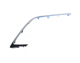 TOYOTA COROLLA- HB- 20/22; ÖN TAMPON PANJURU DIŞ ÇERÇEVE ÇITASI SAĞ GÜMÜŞ GRİ (TYG)