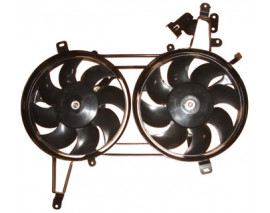 FIAT MAREA- 97/07; RADYATÖR FAN DAVLUMBAZI 1,9 JTD ÇİFTLİ KOMPLE (SAC) (8+8 KANAT)