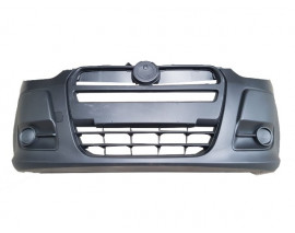 FIAT DOBLO- 11/15; ÖN TAMPON SİYAH ÇEKİ DEMİR KAPAKLI (SİS DELİKSİZ)