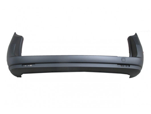 FIAT DOBLO- 11/15; ARKA TAMPON SİYAH TEK KAPI (SENSÖR DELİKSİZ/REFLEKTÖR DELİKLİ) (ITALYA)