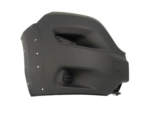 FIAT DUCATO- 14/24; ÖN TAMPON UCU SAĞ GRİ (SİS DELİKSİZ/ÇEKİ KAPAKLI)(DODİK DELİKLİ)